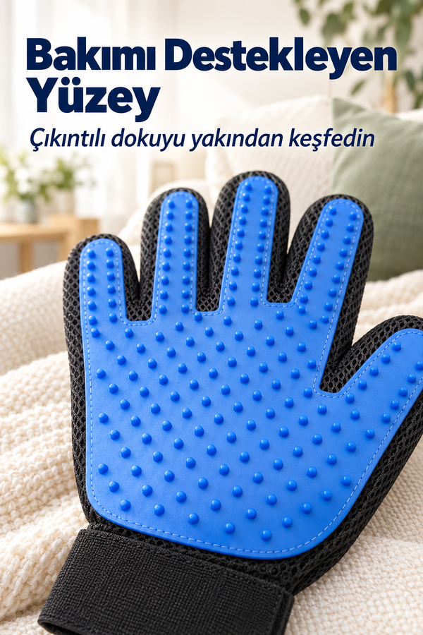 Mucit Home   Kedi Köpek Tüy Toplama Eldiveni Kıl Alıcı Toplayıcı Tarak Tarağı