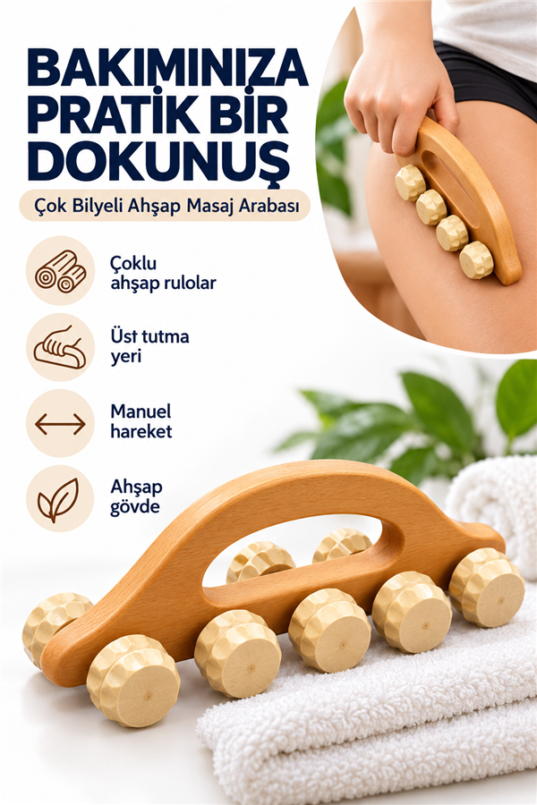 Mucit Home Masaj Arabası Toplu Masaj Aleti Çoklu Toplu Kas Rahatlatıcı Masaj Aparatı