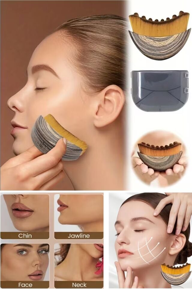 Mucit Home Lenf Drenaj ve Çene Şekillendirme Fırçası Çok Fonksiyonlu Yumuşak Masaj Aleti Gıdı Toparlayıcı