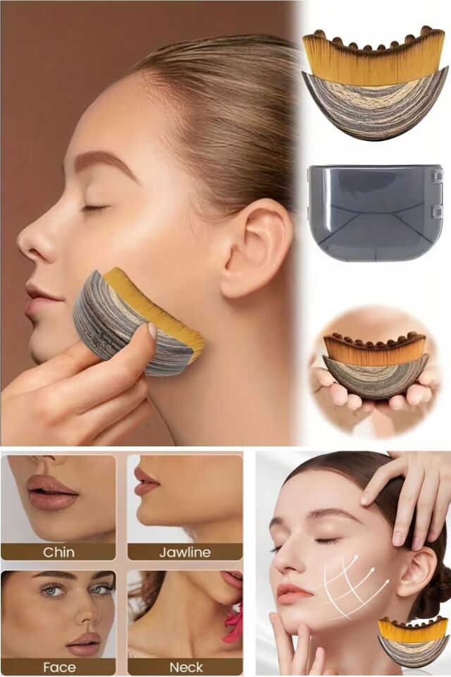 Mucit Home Lenf Drenaj ve Çene Şekillendirme Fırçası Çok Fonksiyonlu Yumuşak Masaj Aleti Gıdı Toparlayıcı