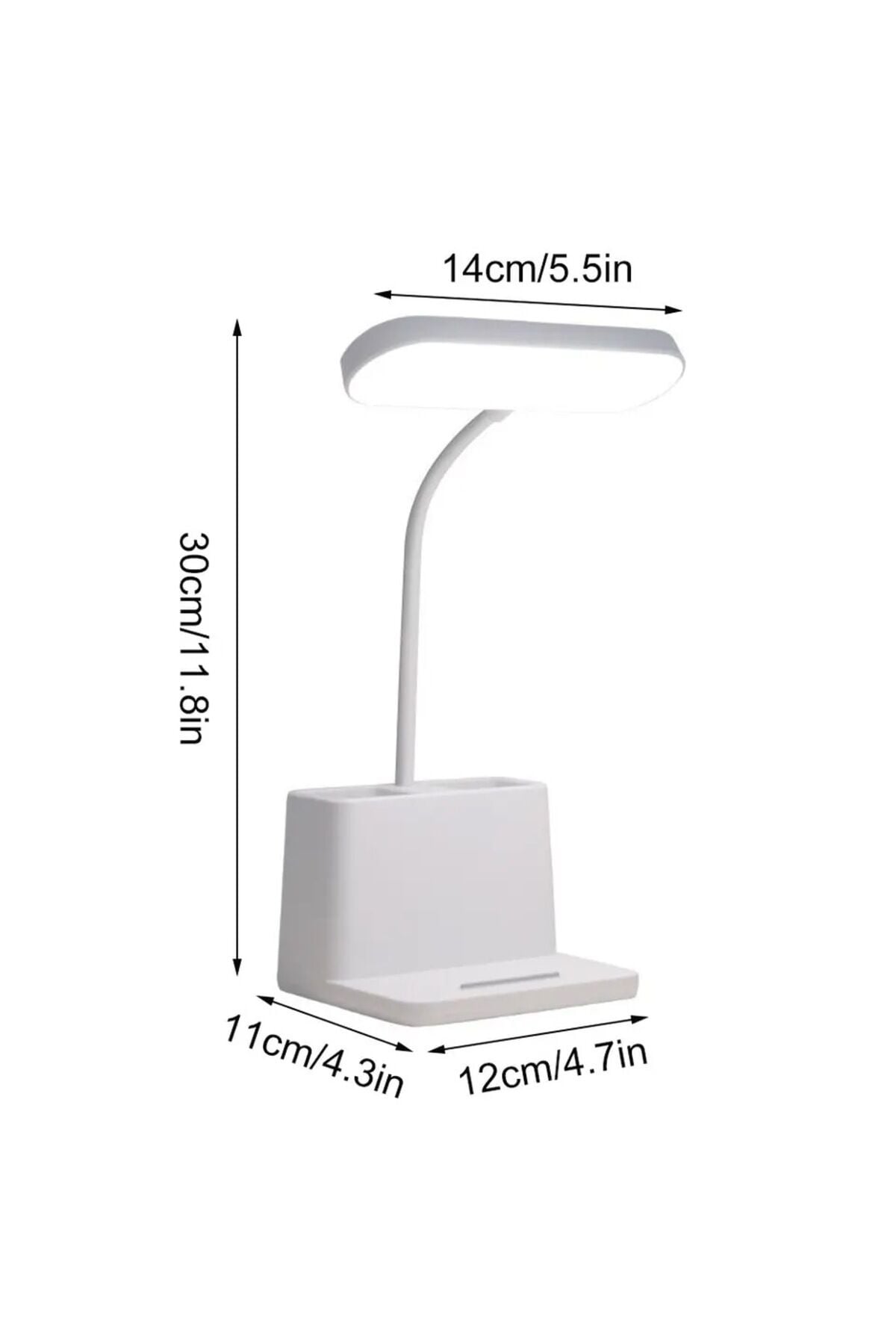 Mucit Home Masa Lambası Telefon Standlı Kademeli Ders Çalışma Okuma Işığı Gece Lambası