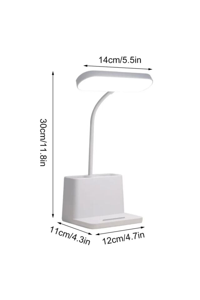 Mucit Home Masa Lambası Telefon Standlı Kademeli Ders Çalışma Okuma Işığı Gece Lambası