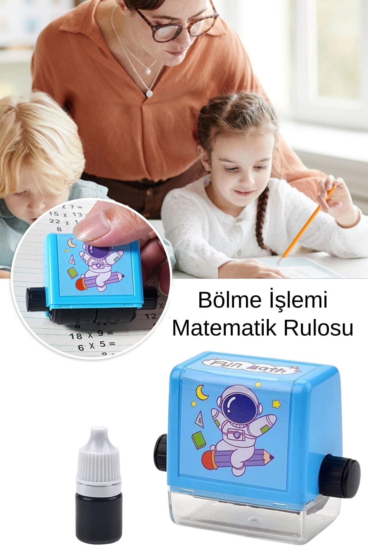 Mucit Home Matematik İşlem Rulosu Bölme İşlemi Alıştırma Eğitici Oyuncak Bölme İşlemi Alıştırma Test Aracı