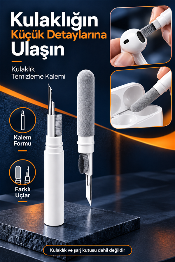 Mucit Home Kulaklık Temizleme Kalemi Telefon Şarj Kutusu Bilgisayar Telefon Temizleme Kiti