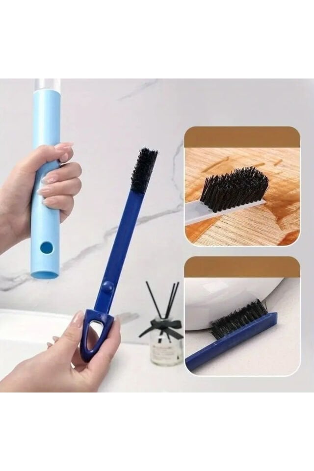 Mucit Home 4’ü 1 Arada Çift Taraflı Çok Amaçlı Cam Temizleme Kazıyıcı ve Silme Fırçası–Sprey Şişeli