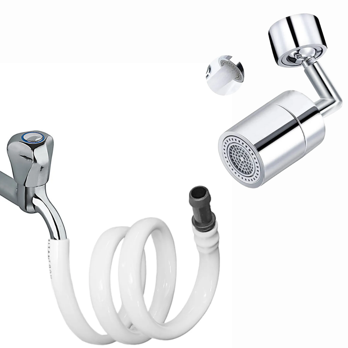 Mucit Home  Toplanan Hortum Matik Hijyenik Wc Tuvalet Taharet Musluk Ucu Spiral Hortumu