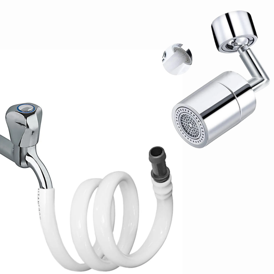 Mucit Home  Toplanan Hortum Matik Hijyenik Wc Tuvalet Taharet Musluk Ucu Spiral Hortumu