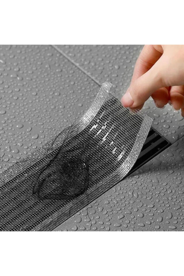 Mucit Home 10 Cm 4 Metre Çok Amaçlı Gider Süzgeci Sineklik Tamir Kiti Saç Kıl Tüy Tutucu