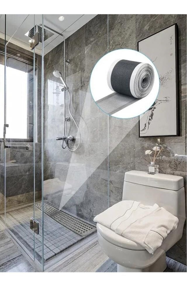 Mucit Home 10 Cm 4 Metre Çok Amaçlı Gider Süzgeci Sineklik Tamir Kiti Saç Kıl Tüy Tutucu