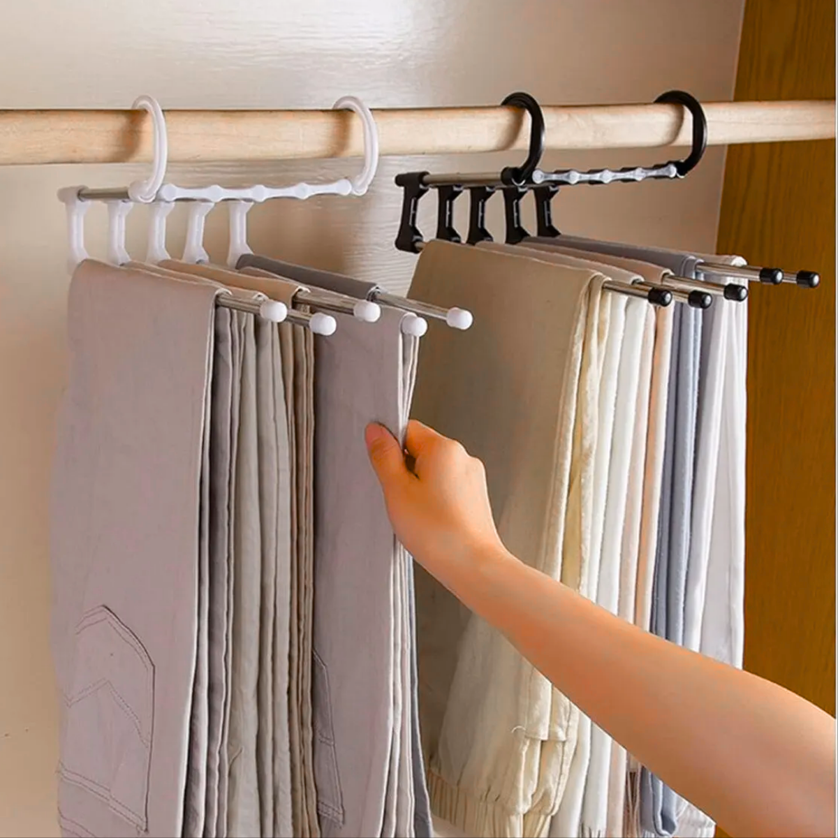 Mucit Home Organizer Dolap İçi Pantolon Askısı Katlabilir