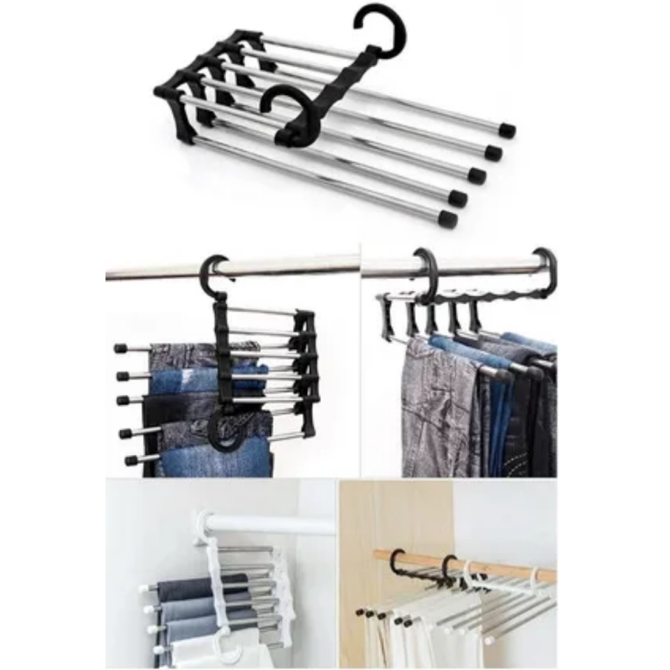 Mucit Home Organizer Dolap İçi Pantolon Askısı Katlabilir