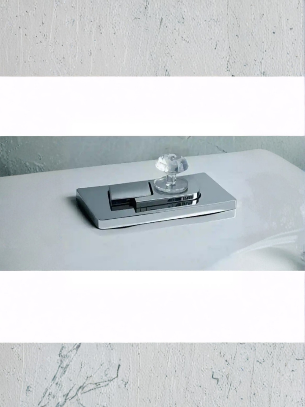 Mucit Home 4 Adet Çekmece Dolap Klozet Kapağı Şık Kristal Tasarım Çok Amaçlı Yapışkanlı Tutacak Buton