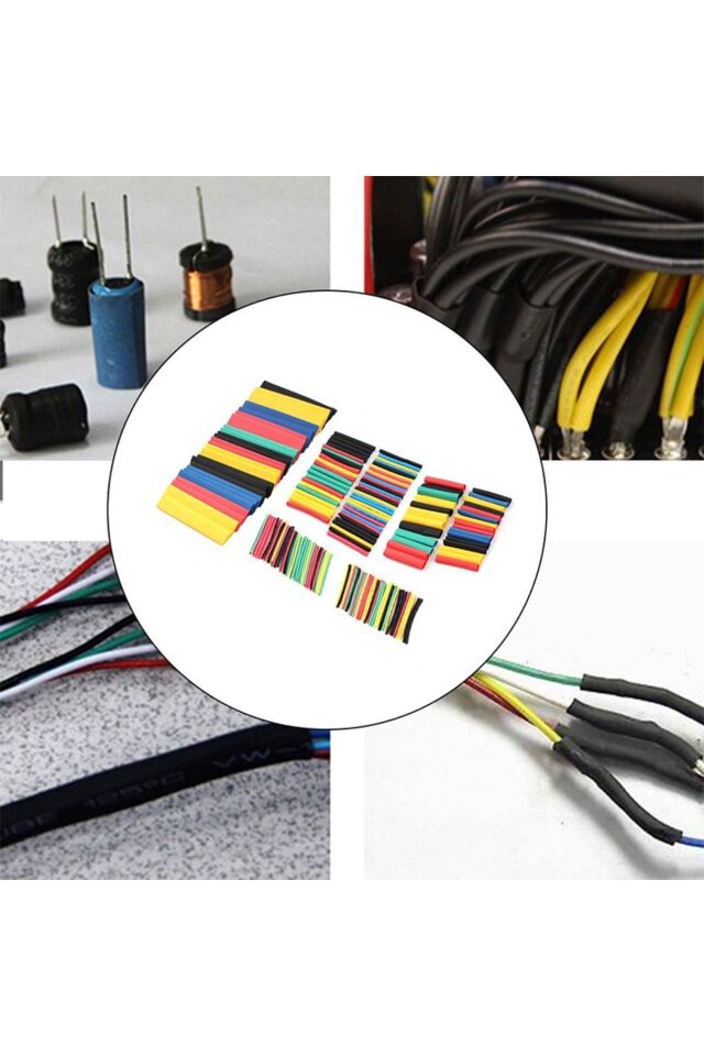 Mucit Home Makaron Set Isı Ile Daralan Kablo Seti 164 Parça 8 Boy