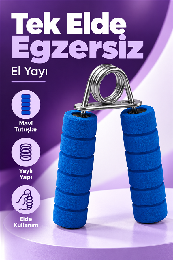 Mucit Home 1 Adet El Yayı Ortopedik Damar Çıkartıcı Sabit Ağırlık Renk Seçenekli