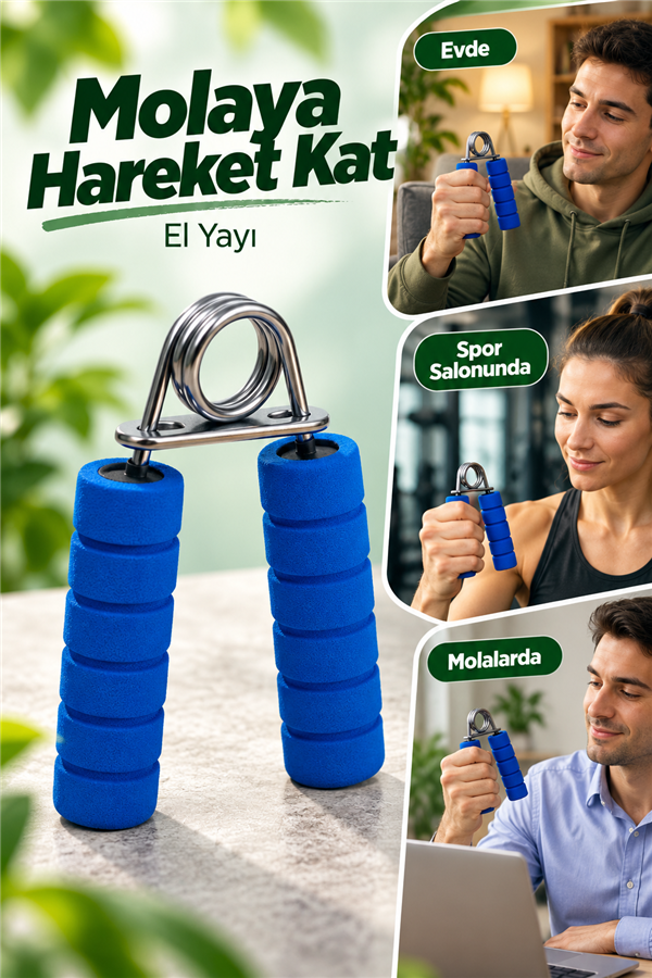 Mucit Home 1 Adet El Yayı Ortopedik Damar Çıkartıcı Sabit Ağırlık Renk Seçenekli
