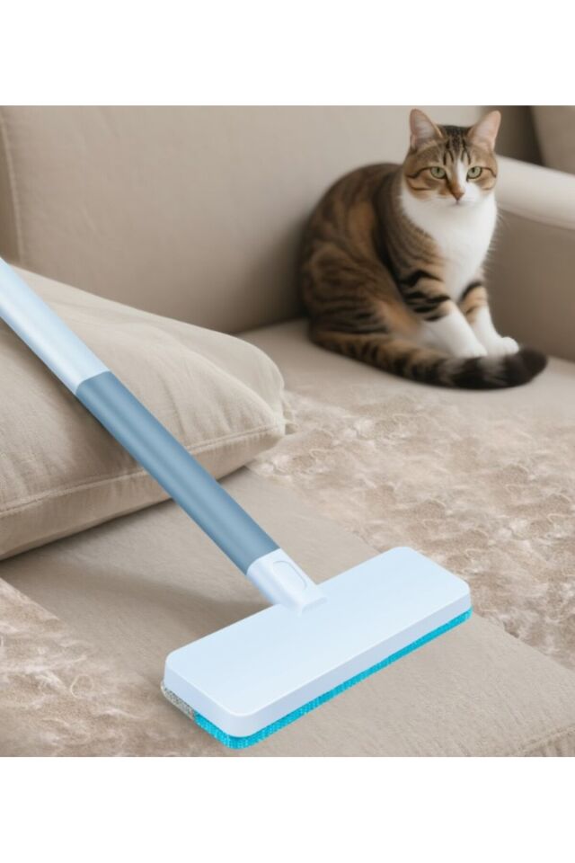 Mucit Home Çift Yönlü Evcil Hayvan Tüy Toplayıcı ve Yüzey Temizleme Fırçası