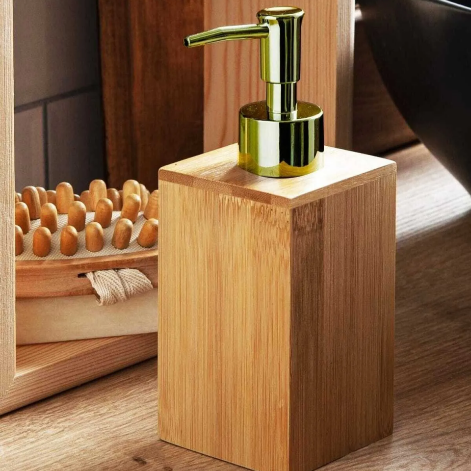 Mucit Home   Bambu Sıvı Sabunluk