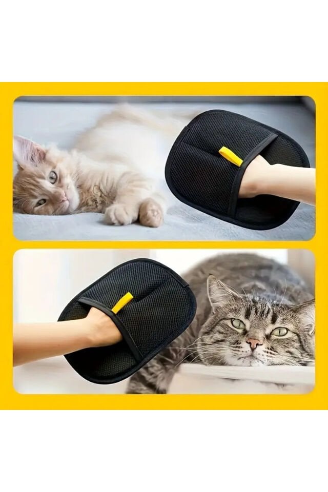 Kedi Köpek Kıyafet Koltuk Tüy,Toz,Tiftik Toplama Eldiven Yıkanabilir Tüy Temizleme