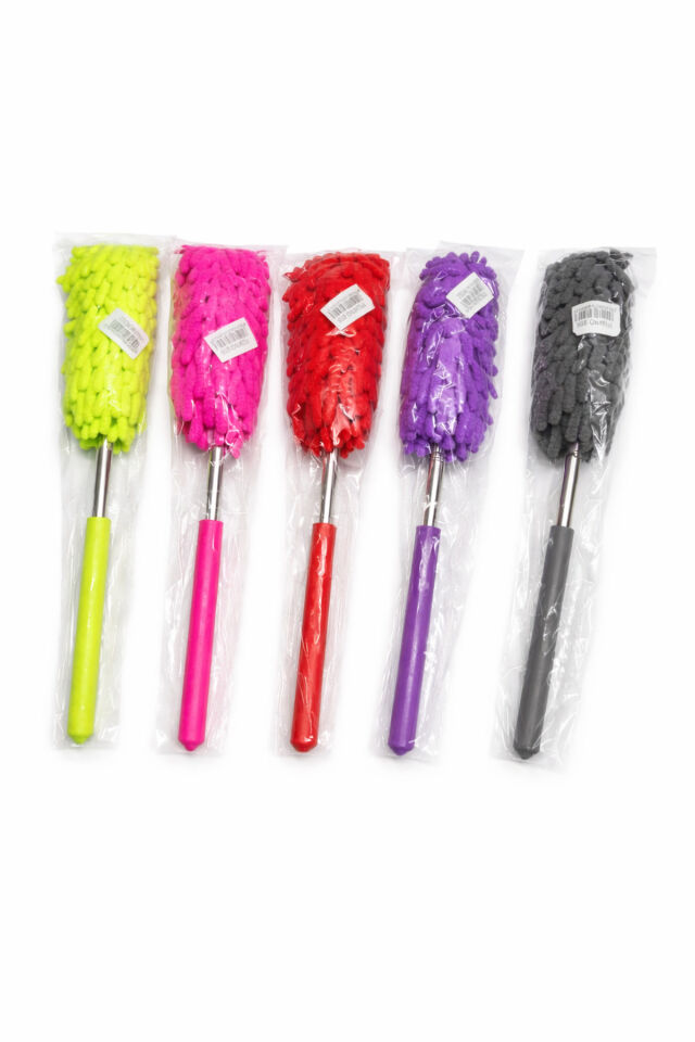 Mucit Home Teleskopik Uzayabilen Mikrofiber Toz Alma Fırçası 25-75 cm