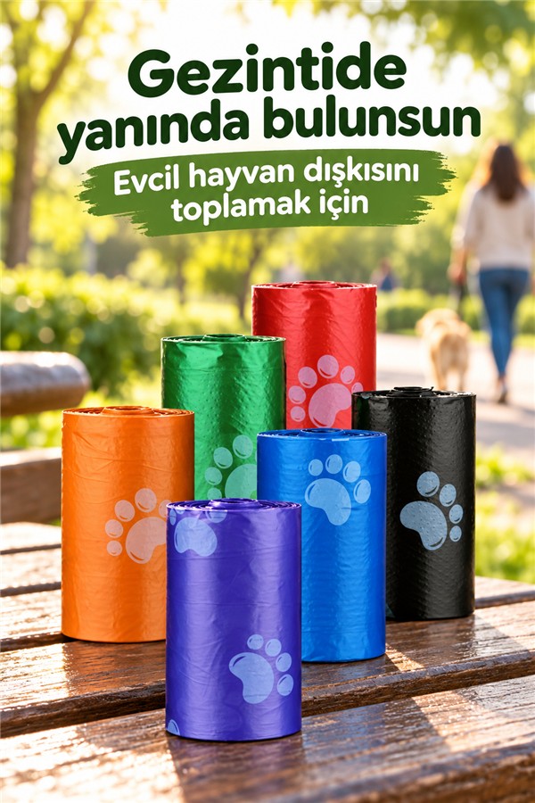 Mucit Home 4 Rulo Hayvan Dışkı Poşeti