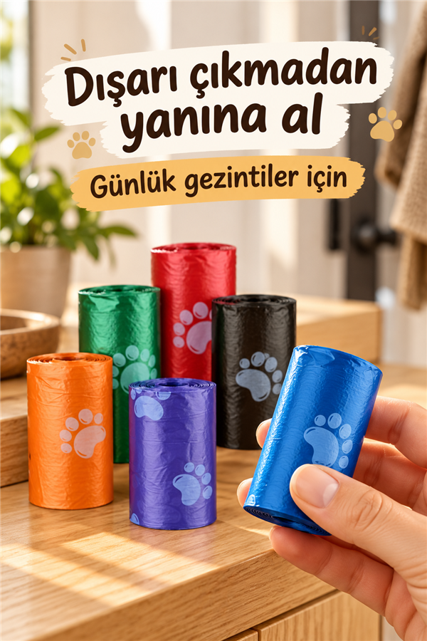 Mucit Home 4 Rulo Hayvan Dışkı Poşeti