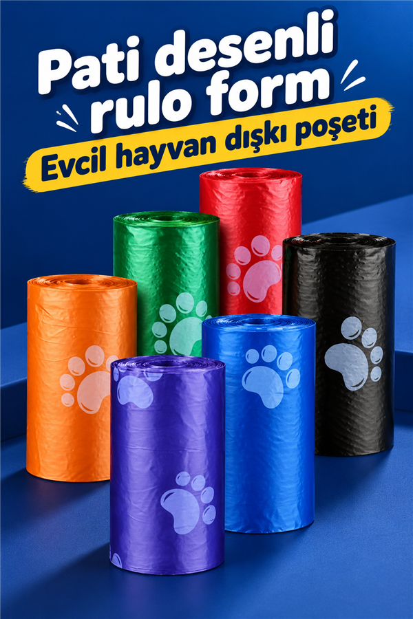 Mucit Home 4 Rulo Hayvan Dışkı Poşeti