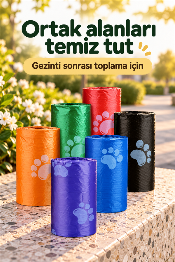 Mucit Home 4 Rulo Hayvan Dışkı Poşeti