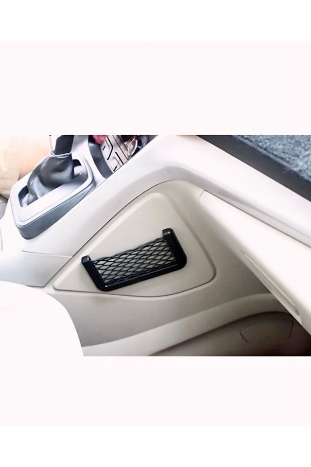 Mucit Home Araç İçi Telefon Tutucu Torpidoya Yapışan File/ Araba Karavan Düzenleyici Organizer File