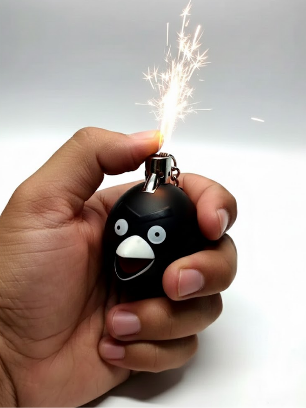 Mucit Home Kızgın Kuşlar Angry Bird Anahtarlık Çakmak