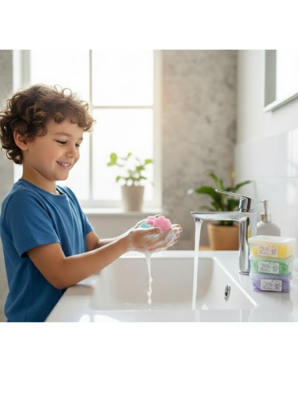 Mucit Home Renkli Taşınabilir Tek Kullanımlık Sabun - Kutusu Seyahat ve Günlük Kullanım İçin Pratik El Sabunu