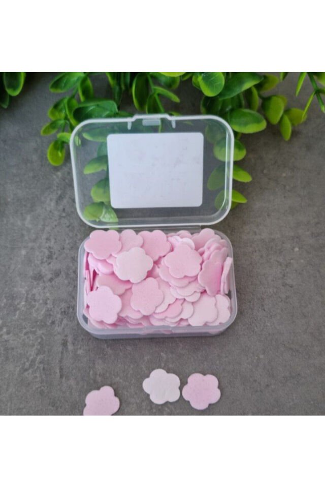 Mucit Home Renkli Taşınabilir Tek Kullanımlık Sabun - Kutusu Seyahat ve Günlük Kullanım İçin Pratik El Sabunu