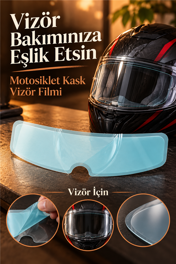 Mucit Home Motosiklet Kaskı Için Yağmur Kaydırıcı Buğu Önleyici