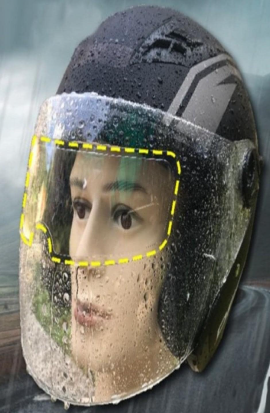 Mucit Home Motosiklet Kaskı Için Yağmur Kaydırıcı Buğu Önleyici