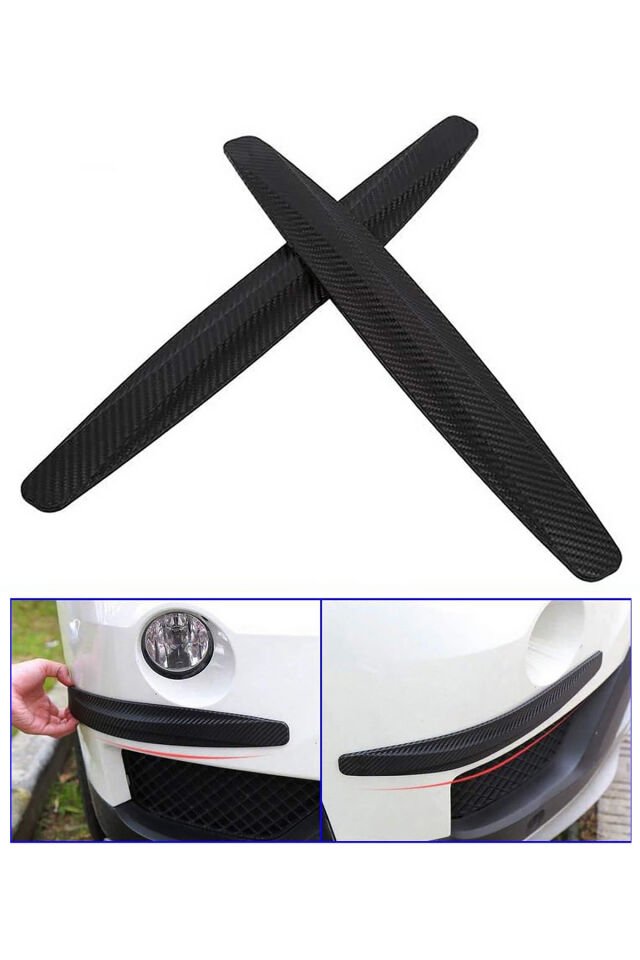 Mucit Home Araçlar İçin Dayanıklı 2 Adet Esnek Tampon Koruma Bandı Çizik Darbe ve Mini Hasar Çarpma Önleyici