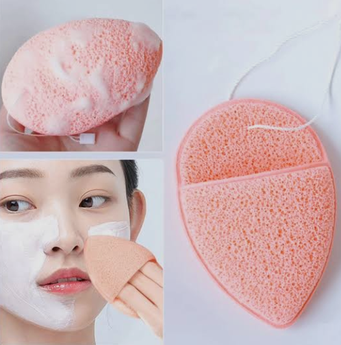 Mucit Home Yüz Temizleme Peeling Süngeri Parmak Geçmeli Yüz Temizleme Sünger