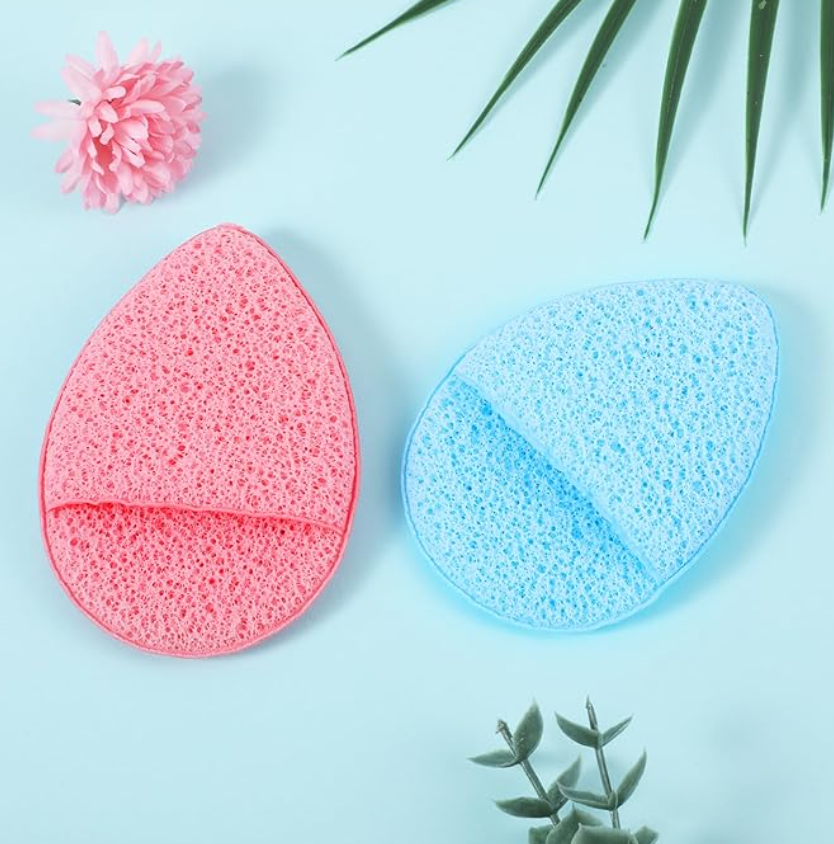 Mucit Home Yüz Temizleme Peeling Süngeri Parmak Geçmeli Yüz Temizleme Sünger