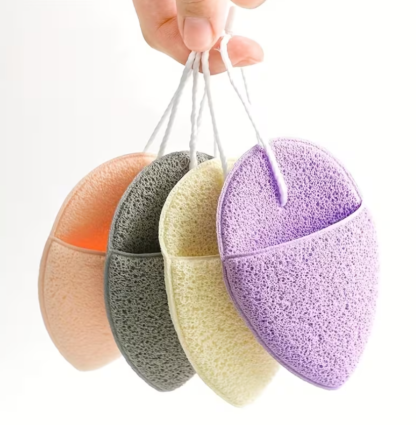 Mucit Home Yüz Temizleme Peeling Süngeri Parmak Geçmeli Yüz Temizleme Sünger