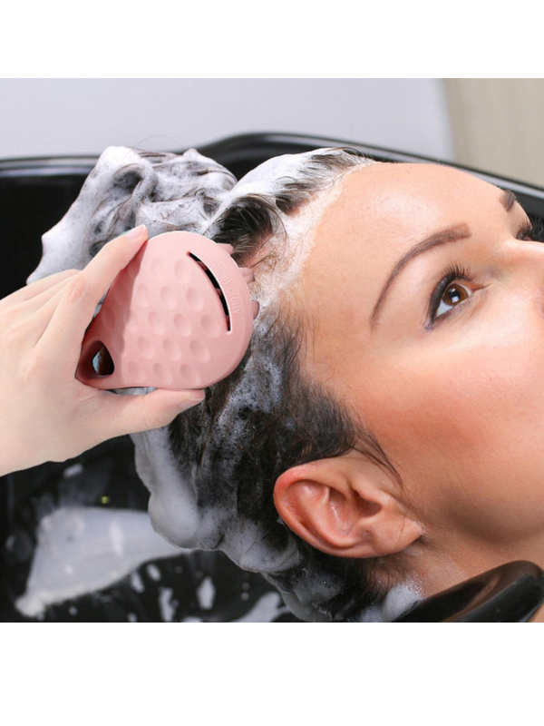 Mucit Home Yüksek Esneklikli Kafa Masaj Saç Yıkama Şampuan Arındırıcı Tarak