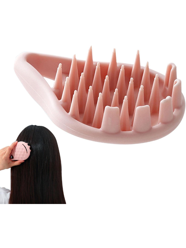 Mucit Home Yüksek Esneklikli Kafa Masaj Saç Yıkama Şampuan Arındırıcı Tarak