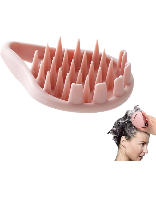 Mucit Home Yüksek Esneklikli Kafa Masaj Saç Yıkama Şampuan Arındırıcı Tarak