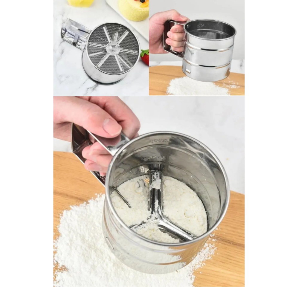 Mucit Home  Pratik Un ve Şeker Eleği,Paslanmaz Çelik Elek