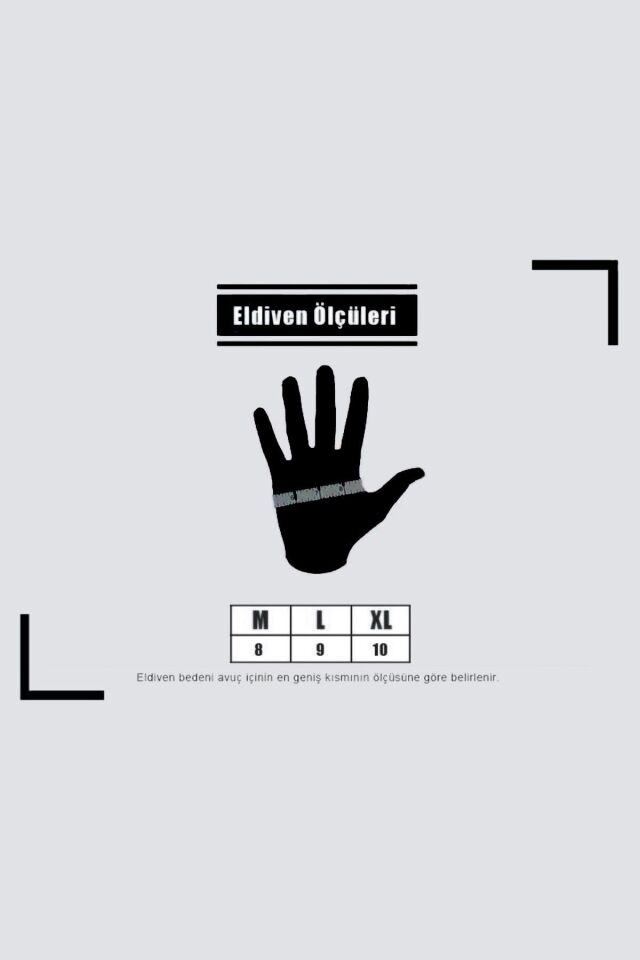 Mucit Home XL Soğuk Rüzgar Geçirmez Suya Dayanlıklı Dokunmatik Eldiven Parmak Korumalı MotorEldiveni