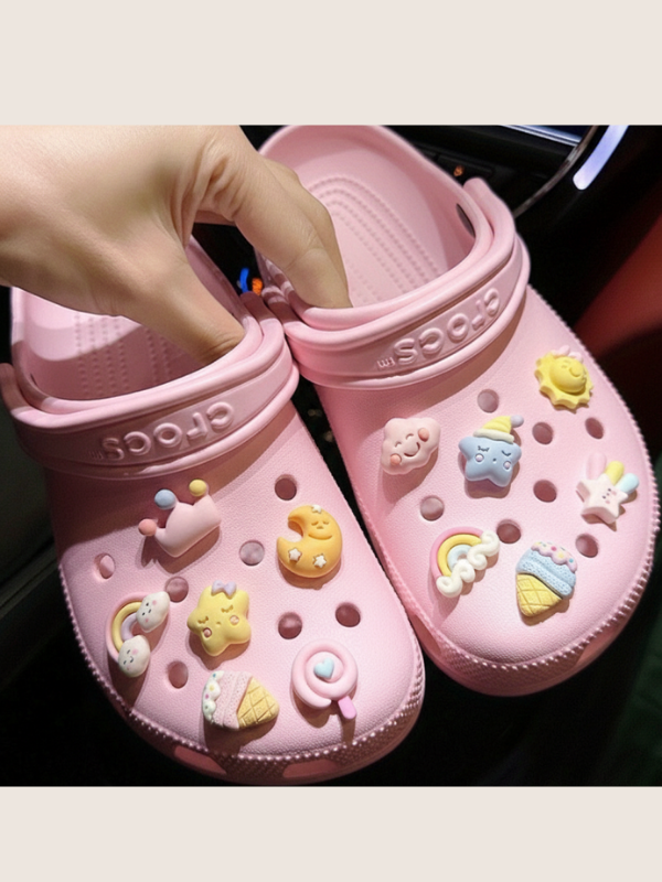 Mucit Home Tüm Terliklere Uyumlu Terlik Süsü 10 Adet Unisex Karışık Gönderim