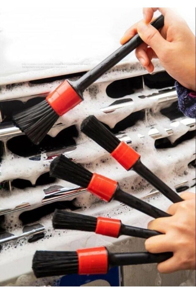 Mucit Home   8 Parça Araç Iç Ve Dış Matkap Ucu Uyumlu Detaylı Bakım Fırça Temizleme Seti