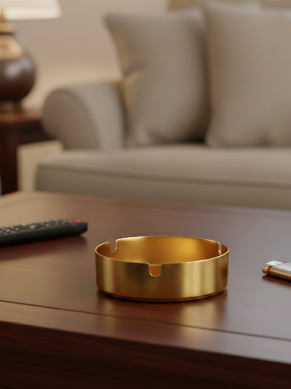 Mucit Home Gold Paslanmaz Metal Küllük