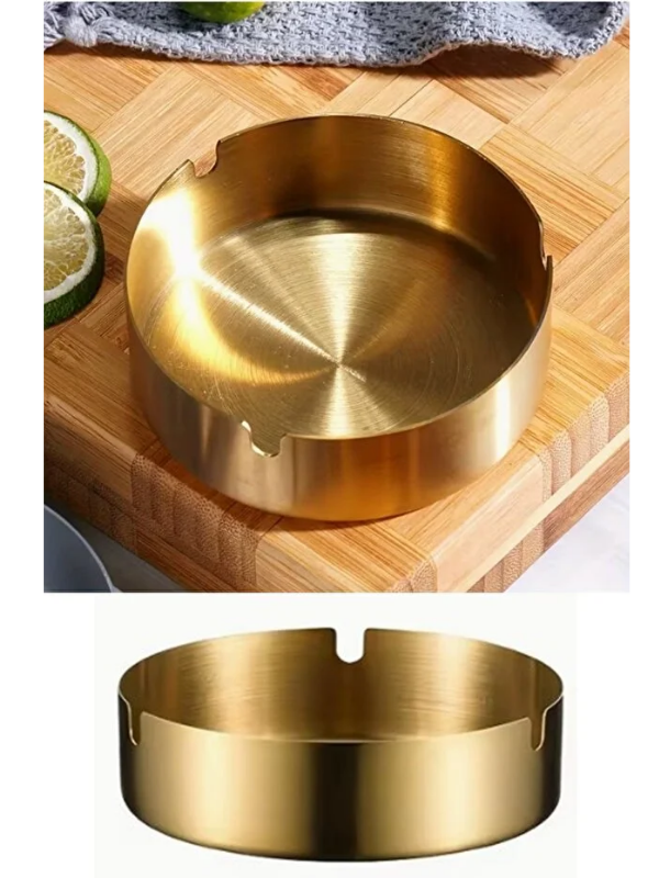 Mucit Home Gold Paslanmaz Metal Küllük
