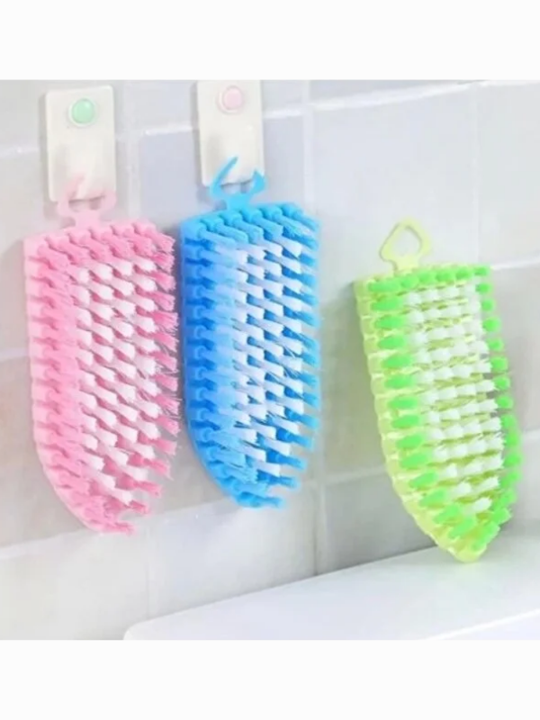 Mucit Home Esnek Lavabo Temizlik Fırçası -Bükülebilir Halı Yıkama Fırcası Asılabilir