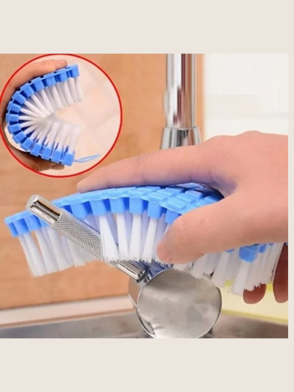 Mucit Home Esnek Lavabo Temizlik Fırçası -Bükülebilir Halı Yıkama Fırcası Asılabilir