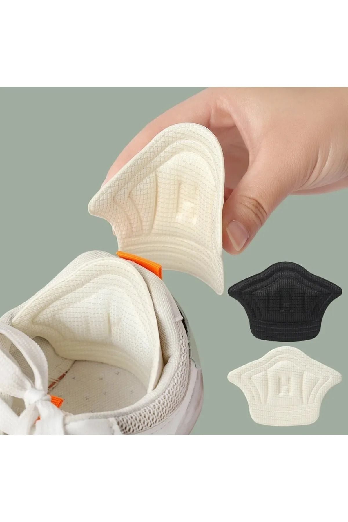 Mucit Home Ortopedik Ayakkabı Vurma Önleyici Topuk Daraltma Kumaş Topuk Koruma Yastığı 1 ÇİFT