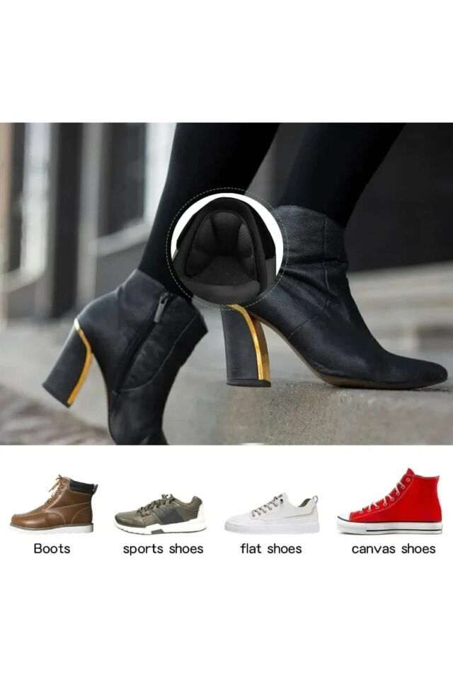 Mucit Home Ortopedik Ayakkabı Vurma Önleyici Topuk Daraltma Kumaş Topuk Koruma Yastığı 1 ÇİFT